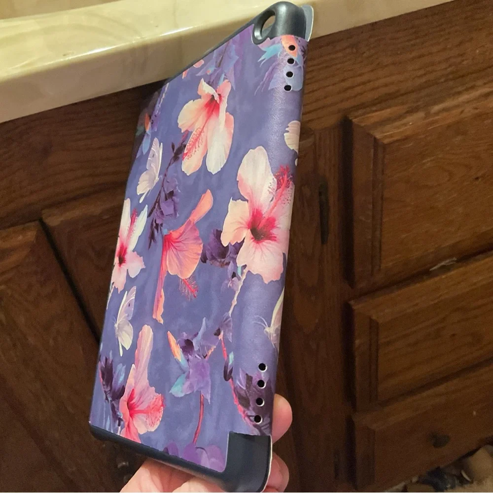 Floral Tablet Case - Purple